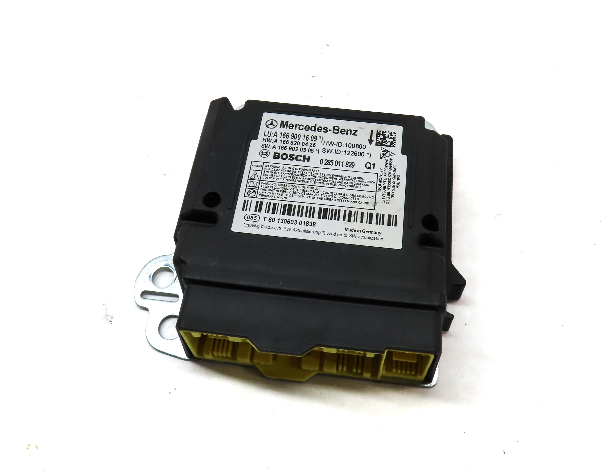 2013-2015 MERCEDES G GL ML CLASS (W166 X166 X463) SRS BAG CONTROL MODULE — exact item pictured